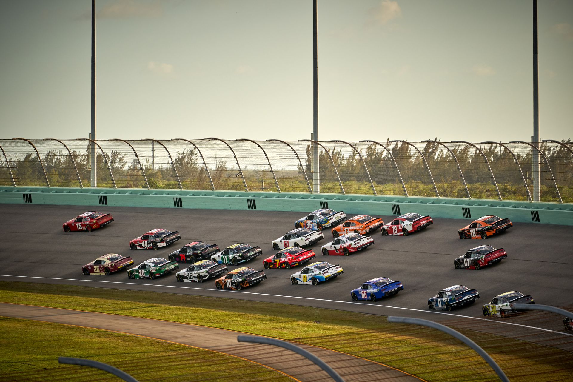 Illustrative: track position is everything on a worn surface